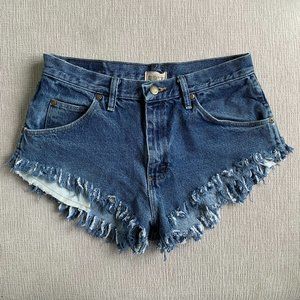 Furst of a Kind | Wrangler Cut-Off Denim Shorts